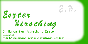 eszter wirsching business card